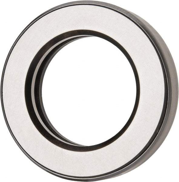 INA Bearing - 2-3/16" Inside x 3-19/32" Outside Diam, 13/16" Thick, Steel Ball Thrust Bearing - 30,000 Lbs. Static Capacity, 11,100 Max Pressure x Velocity - Eagle Tool & Supply