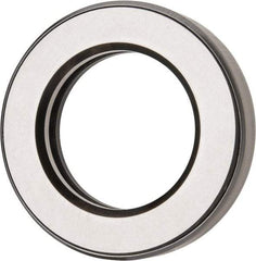 INA Bearing - 2-3/16" Inside x 3-19/32" Outside Diam, 13/16" Thick, Steel Ball Thrust Bearing - 30,000 Lbs. Static Capacity, 11,100 Max Pressure x Velocity - Eagle Tool & Supply