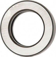 INA Bearing - 2-3/8" Inside x 3-27/32" Outside Diam, 13/16" Thick, Steel Ball Thrust Bearing - 32,500 Lbs. Static Capacity, 11,500 Max Pressure x Velocity - Eagle Tool & Supply