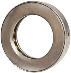 INA Bearing - 2-11/16" Inside x 4.344" Outside Diam, 1" Thick, Steel Ball Thrust Bearing - 49,000 Lbs. Static Capacity, 18,100 Max Pressure x Velocity - Eagle Tool & Supply