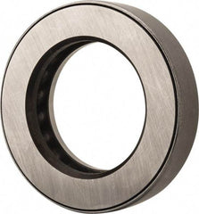 INA Bearing - 2-3/4" Inside x 4-15/32" Outside Diam, 1" Thick, Steel Ball Thrust Bearing - 51,000 Lbs. Static Capacity, 18,200 Max Pressure x Velocity - Eagle Tool & Supply