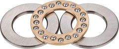 INA Bearing - 1-1/2" Inside x 2-19/32" Outside Diam, 5/8" Thick, Steel Ball Thrust Bearing - 1,340 Lbs. Static Capacity, 1,690 Max Pressure x Velocity - Eagle Tool & Supply