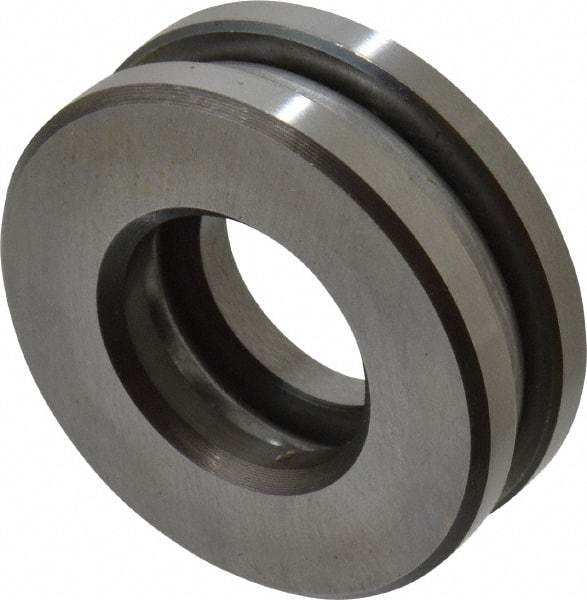INA Bearing - 7/8" Inside x 1-27/32" Outside Diam, 5/8" Thick, Steel Ball Thrust Bearing - 6,700 Lbs. Static Capacity, 3,750 Max Pressure x Velocity - Eagle Tool & Supply