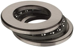 INA Bearing - 1-1/2" Inside x 2-19/32" Outside Diam, 5/8" Thick, Steel Ball Thrust Bearing - 10,000 Lbs. Static Capacity, 4,350 Max Pressure x Velocity - Eagle Tool & Supply
