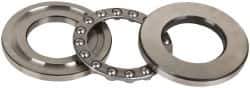 INA Bearing - 1-5/8" Inside x 2.969" Outside Diam, 13/16" Thick, Steel Ball Thrust Bearing - 14,000 Lbs. Static Capacity, 6,100 Max Pressure x Velocity - Eagle Tool & Supply