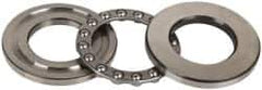 INA Bearing - 2-3/16" Inside x 3-19/32" Outside Diam, 13/16" Thick, Steel Ball Thrust Bearing - 22,600 Lbs. Static Capacity, 9,000 Max Pressure x Velocity - Eagle Tool & Supply