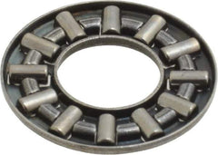 INA Bearing - 3/8" Inside x 13/16" Outside Diam, 0.078" Thick, Steel Needle Cage Thrust Bearing - Eagle Tool & Supply