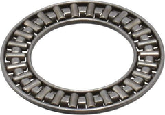 INA Bearing - 7/8" Inside x 1-7/16" Outside Diam, 0.078" Thick, Steel Needle Cage Thrust Bearing - Eagle Tool & Supply