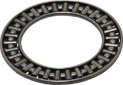 INA Bearing - 1" Inside x 1-9/16" Outside Diam, 0.078" Thick, Steel Needle Cage Thrust Bearing - Eagle Tool & Supply