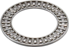 INA Bearing - 1-1/8" Inside x 1-3/4" Outside Diam, 0.078" Thick, Steel Needle Cage Thrust Bearing - Eagle Tool & Supply