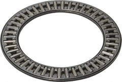 INA Bearing - 1-1/2" Inside x 2-3/16" Outside Diam, 0.078" Thick, Steel Needle Cage Thrust Bearing - Eagle Tool & Supply