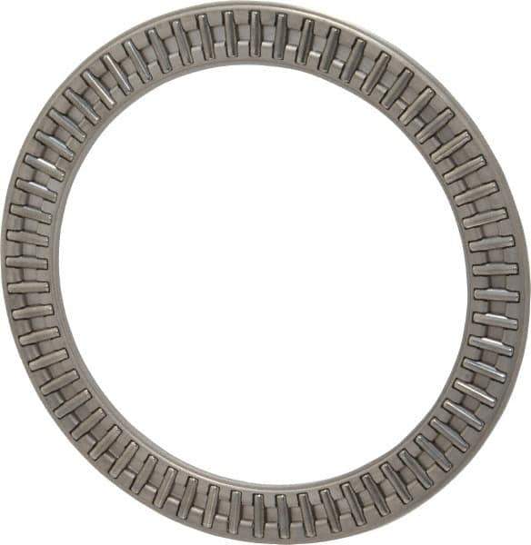 INA Bearing - 2-1/2" Inside x 3-1/4" Outside Diam, 0.078" Thick, Steel Needle Cage Thrust Bearing - Eagle Tool & Supply