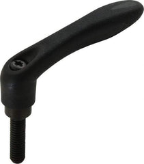 Gibraltar - 5/16-18, 0.53" Hub Diam, Thermoplastic Elastomer Adjustable Clamping Handle - 1.18" Stud Length - Eagle Tool & Supply