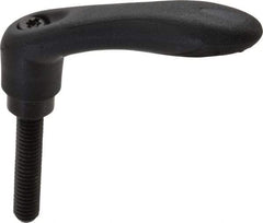 Gibraltar - 5/16-18, 0.53" Hub Diam, Thermoplastic Elastomer Adjustable Clamping Handle - 1.57" Stud Length - Eagle Tool & Supply