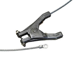 Hubbell Workplace - 19 AWG, 3 Ft., Hand Clamp, Terminal, Grounding Cable with Clamps - Noninsulated - Eagle Tool & Supply