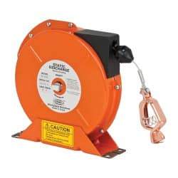 Hubbell Workplace - 1/8 Inch x 30 Ft. Stranded Cable Grounding Reel - Spring Driven Reel - Eagle Tool & Supply