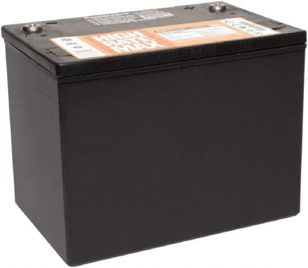 Tripp-Lite - Lead-Acid, Screw Terminal, 12 Volt, 75 Amp, Lead Rechargeable Battery - 1/4" Hole Diam, 10.27" Wide x 8" High x 6.83" Deep - Eagle Tool & Supply