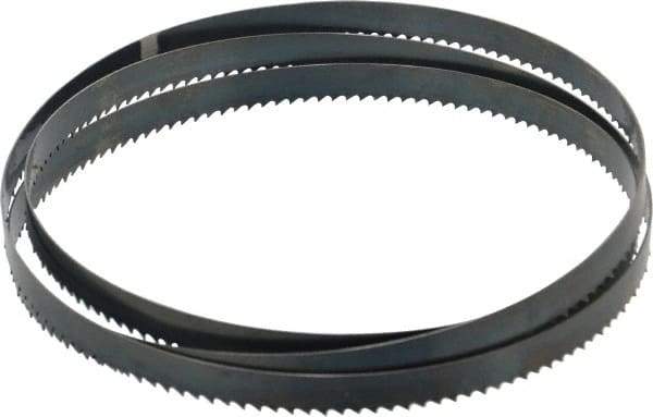 Starrett - 6 TPI, 5' 4-1/2" Long x 1/2" Wide x 0.025" Thick, Welded Band Saw Blade - Carbon Steel, Toothed Edge, Raker Tooth Set, Flexible Back, Contour Cutting - Eagle Tool & Supply