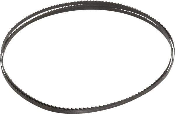 Starrett - 6 TPI, 6' 8" Long x 1/4" Wide x 0.025" Thick, Welded Band Saw Blade - Carbon Steel, Toothed Edge, Raker Tooth Set, Flexible Back, Contour Cutting - Eagle Tool & Supply