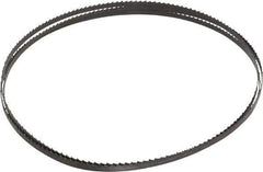 Starrett - 6 TPI, 6' 8" Long x 1/4" Wide x 0.025" Thick, Welded Band Saw Blade - Carbon Steel, Toothed Edge, Raker Tooth Set, Flexible Back, Contour Cutting - Eagle Tool & Supply