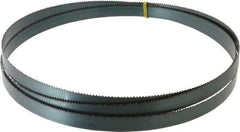 Starrett - 8 TPI, 9' Long x 3/4" Wide x 0.032" Thick, Welded Band Saw Blade - Carbon Steel, Toothed Edge, Raker Tooth Set, Flexible Back, Contour Cutting - Eagle Tool & Supply