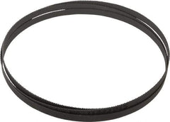 Starrett - 10 to 14 TPI, 7' 5" Long x 1/2" Wide x 0.035" Thick, Welded Band Saw Blade - Bi-Metal, Toothed Edge, Raker Tooth Set, Contour Cutting - Eagle Tool & Supply