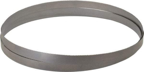 Starrett - 10 to 14 TPI, 9' Long x 3/4" Wide x 0.035" Thick, Welded Band Saw Blade - Bi-Metal, Toothed Edge, Raker Tooth Set, Contour Cutting - Eagle Tool & Supply