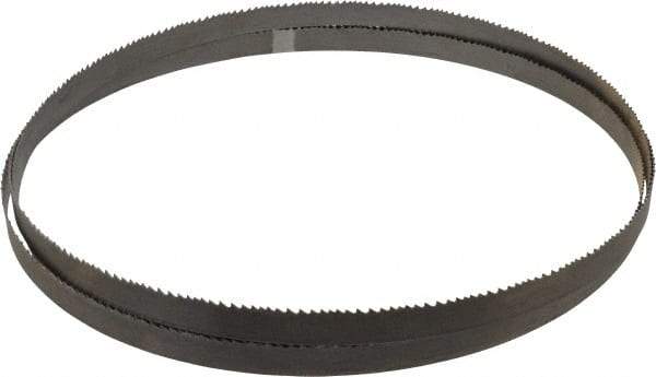 Starrett - 5 to 8 TPI, 10' 10-1/2" Long x 3/4" Wide x 0.035" Thick, Welded Band Saw Blade - Bi-Metal, Toothed Edge, Raker Tooth Set, Contour Cutting - Eagle Tool & Supply