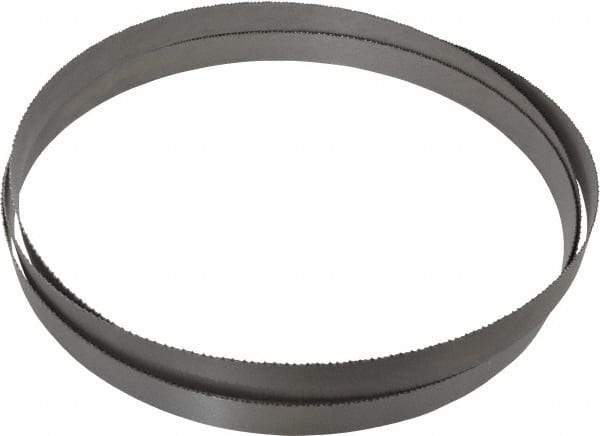 Starrett - 8 to 12 TPI, 10' 10-1/2" Long x 1" Wide x 0.035" Thick, Welded Band Saw Blade - Bi-Metal, Toothed Edge, Raker Tooth Set, Contour Cutting - Eagle Tool & Supply