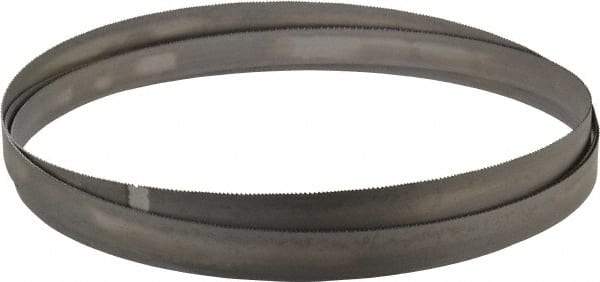 Starrett - 10 to 14 TPI, 11' 6" Long x 1" Wide x 0.035" Thick, Welded Band Saw Blade - Bi-Metal, Toothed Edge, Raker Tooth Set, Contour Cutting - Eagle Tool & Supply