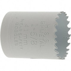 Value Collection - 1-5/8" Diam, 1-1/2" Cutting Depth, Hole Saw - Bi-Metal Saw, Toothed Edge - Eagle Tool & Supply