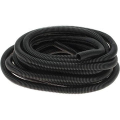 Value Collection - 25' Long, Flexible Wire Loom Conduit - Plastic, 5/8" ID - Eagle Tool & Supply