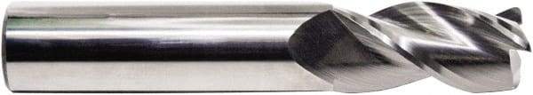 M.A. Ford - 1", 3 Flute, Solid Carbide, 0.05" Corner Radius End Mill - 7" OAL, 4-1/8" LOC - Eagle Tool & Supply