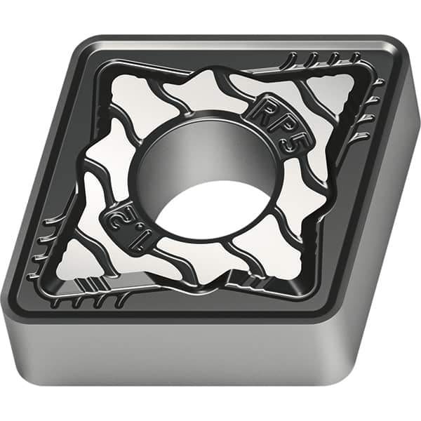 Walter - CNMG544 RP5 Grade WPP30S Carbide Turning Insert - TiCN/Al2O3/TiN Finish, 80° Diamond, 5/8" Inscr Circle, 1/4" Thick, 1/16" Corner Radius - Eagle Tool & Supply