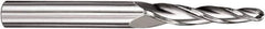 SGS - 7° Taper Angle per Side, 1" LOC, Solid Carbide 3 Flute Tapered Ball End Mill - AlTiN Finish, 3-1/2" OAL, 3/8" Shank Diam, Spiral Flute, 28° Helix - Eagle Tool & Supply