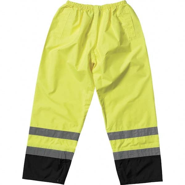 PIP - Size 5XL Hi-Viz Yellow Polyester Hi-Visibility Pants - Eagle Tool & Supply