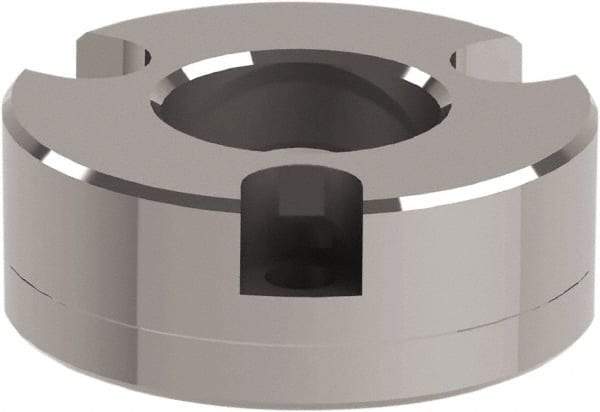 Jergens - Ball Lock System Compatible, Bolt-In Recessed Modular Fixturing Receiver Bushing - 25mm ID x 2.1653" OD, 2.1653" Overall Height - Eagle Tool & Supply