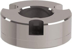 Jergens - Ball Lock System Compatible, Bolt-In Recessed Modular Fixturing Receiver Bushing - 16mm ID x 1.4567" OD, 1.4567" Overall Height - Eagle Tool & Supply