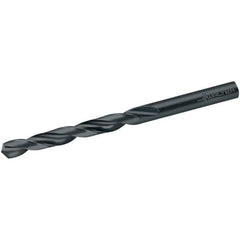 Walter-Titex - 39/64" 118° High Speed Steel Jobber Drill - Oxide Finish, Right Hand Cut, Spiral Flute, Straight Shank, 178mm OAL, N Point - Eagle Tool & Supply