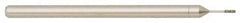 Made in USA - 3/4" Head Diam x 0.394" Head Thickness Diamond (Abrasive) Grinding Pin - 1/4" Shank Diam Fine Grade, 120 Grit - Eagle Tool & Supply