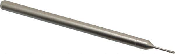 Made in USA - CBN Grinding Pin - 1/8" Shank Diam Very Fine Grade, 220 Grit - Eagle Tool & Supply