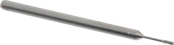 Made in USA - Diamond (Abrasive) Grinding Pin - 1/8" Shank Diam Very Fine Grade, 220 Grit - Eagle Tool & Supply