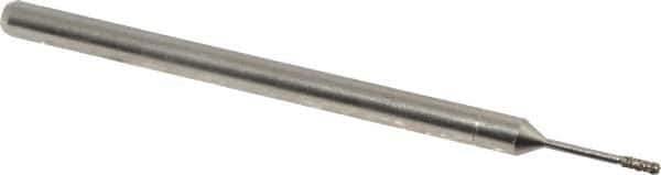 Made in USA - CBN Grinding Pin - 1/8" Shank Diam Very Fine Grade, 220 Grit - Eagle Tool & Supply