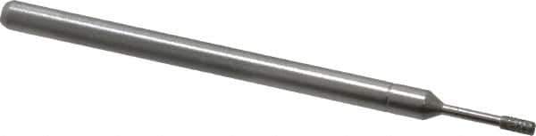 Made in USA - 1/8" Head Thickness Diamond (Abrasive) Grinding Pin - 1/8" Shank Diam Fine Grade, 120 Grit - Eagle Tool & Supply