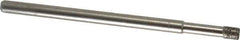 Made in USA - 1/8" Head Diam x 0.157" Head Thickness CBN Grinding Pin - 1/8" Shank Diam Fine Grade, 120 Grit - Eagle Tool & Supply