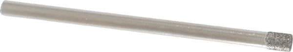 Made in USA - 0.14" Head Diam x 0.197" Head Thickness CBN Grinding Pin - 1/8" Shank Diam Fine Grade, 120 Grit - Eagle Tool & Supply