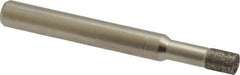 Made in USA - 0.197" Head Diam x 1/4" Head Thickness CBN Grinding Pin - 1/4" Shank Diam Fine Grade, 120 Grit - Eagle Tool & Supply