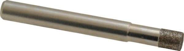 Made in USA - 1/4" Head Diam x 0.275" Head Thickness CBN Grinding Pin - 1/4" Shank Diam Fine Grade, 120 Grit - Eagle Tool & Supply