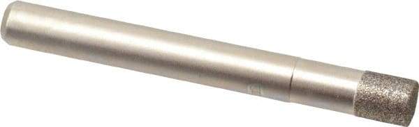 Made in USA - 1/4" Head Diam x 0.275" Head Thickness CBN Grinding Pin - 1/4" Shank Diam Fine Grade, 120 Grit - Eagle Tool & Supply