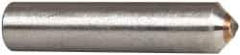 Made in USA - 1/3 Carat Single Point Diamond Dresser - 2" Long x 7/16" Shank Diam - Eagle Tool & Supply